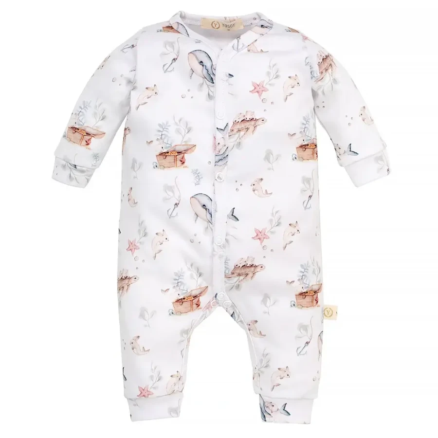 Rampers organic cotton - MAGIC OCEAN / YOSOY