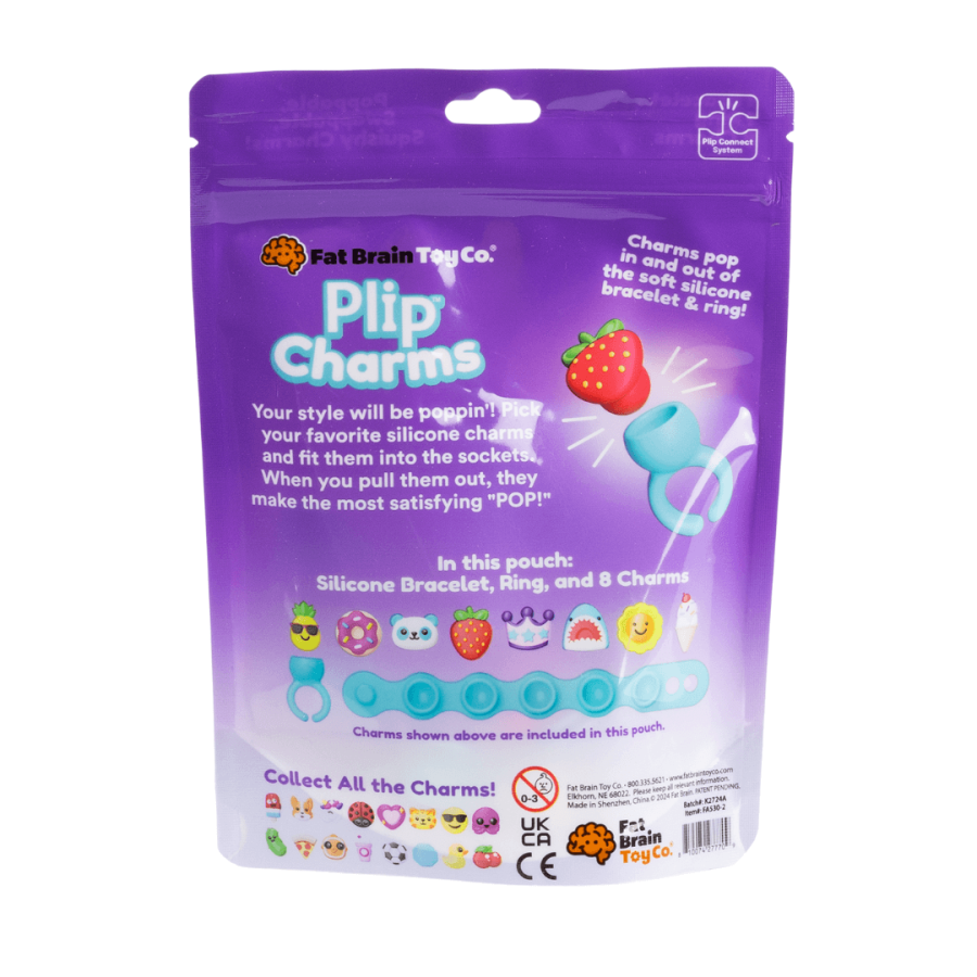Biżuteria Plip Charms - zestaw turkusowy / Fat Brain Toys