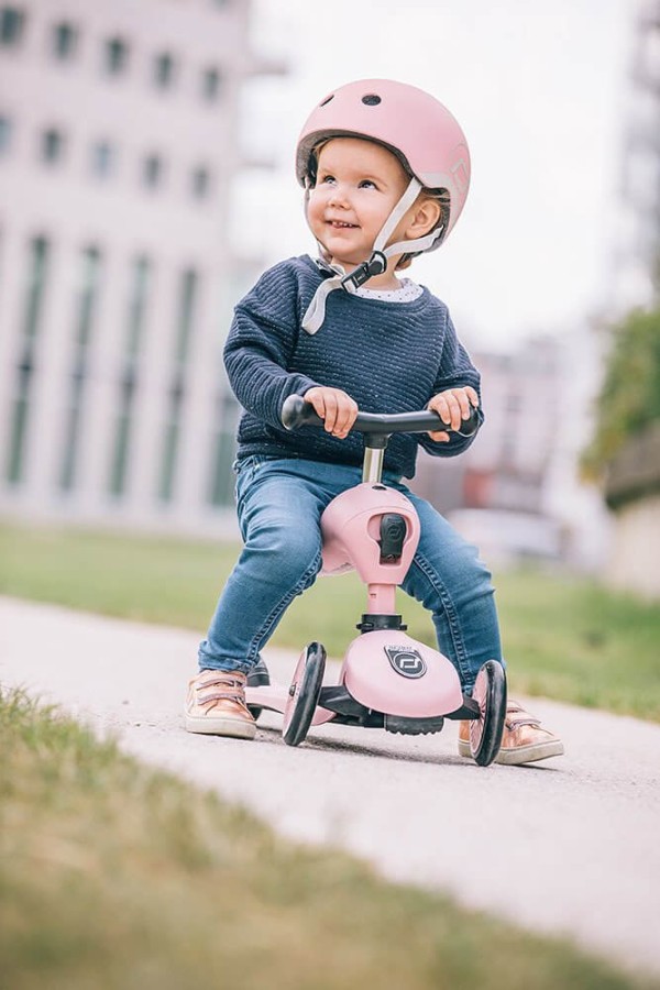 Kask XXS-S dla dzieci 1rż+ Rose / Scootandride