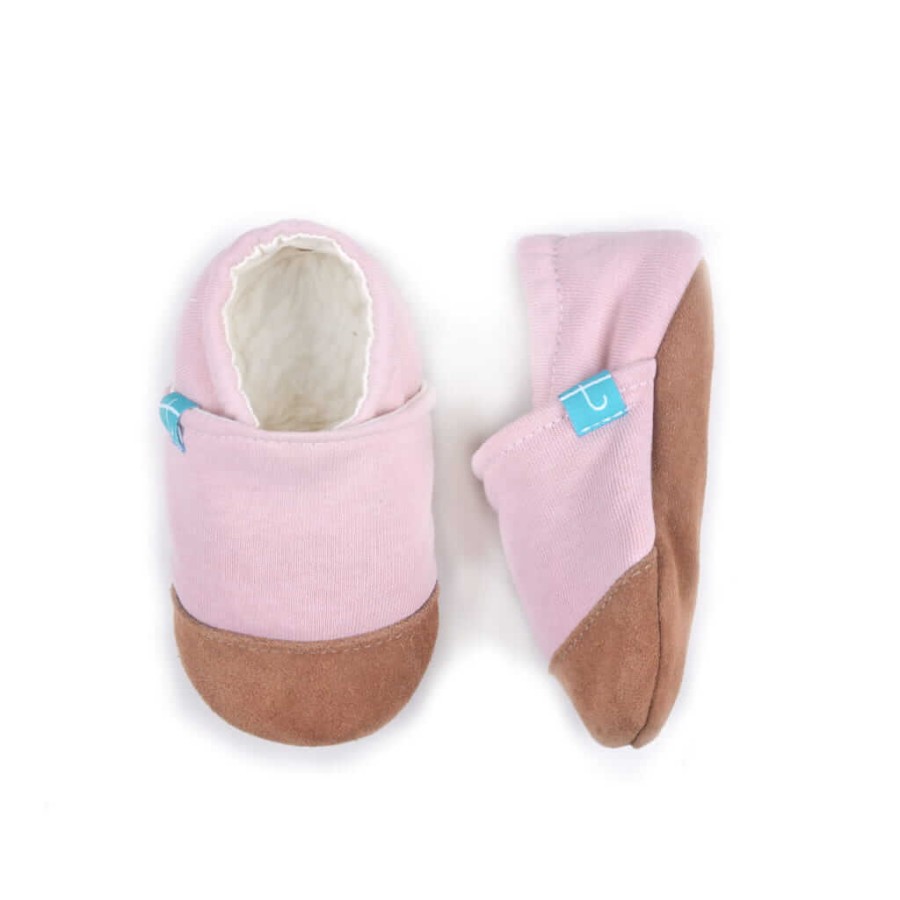 Kapcie do domu, żłobka, przedszkola - BLUSH PINK / TITOT
