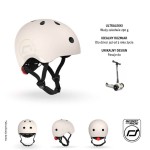 Kask S-M dla dzieci 3+ Ash / Scootandride