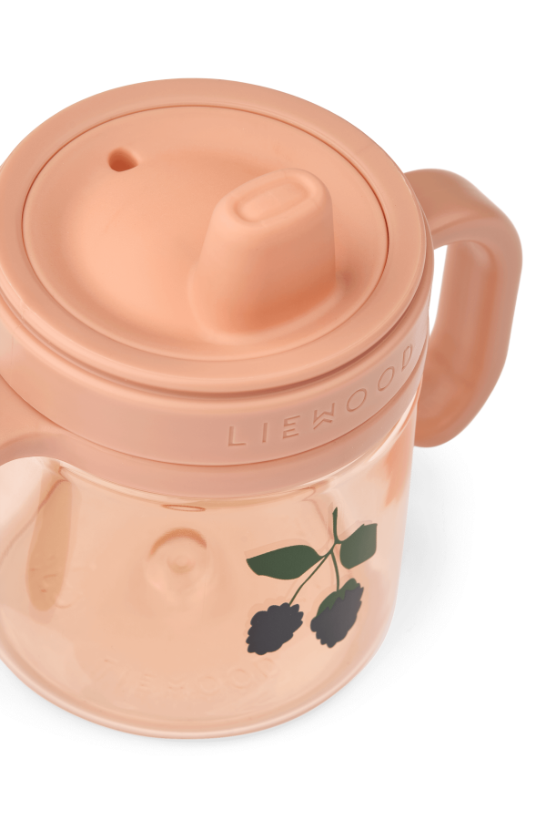 Tritanowy kubek niekapek Kylo, 280 ml - berry, pale tuscany / Liewood