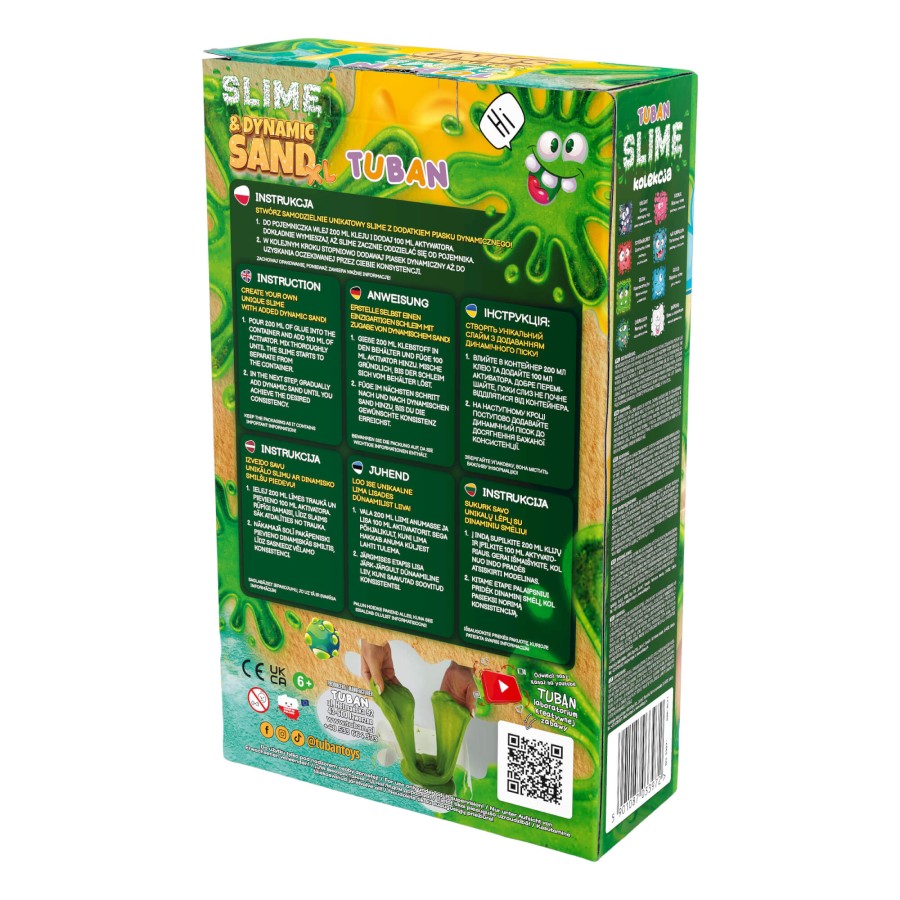Zestaw DIY –  Slime & Piasek Dynamiczny XL / Tuban