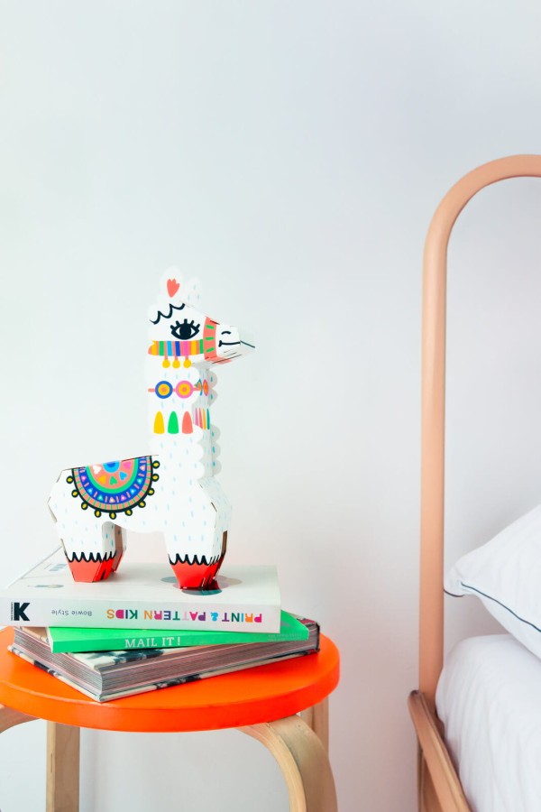 Zestaw kreatywny DIY Lampa 3D - lama / OMY