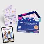 Gra przeciwieństw - zestaw gier karcianych + mini e-book 2+ / rozwojowa mama