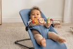 BABYBJORN - leżaczek BLISS WOVEN, Niebieski melanż