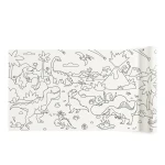 Kolorowanka w rolce samoprzylepna - Dinozaury / Mideer