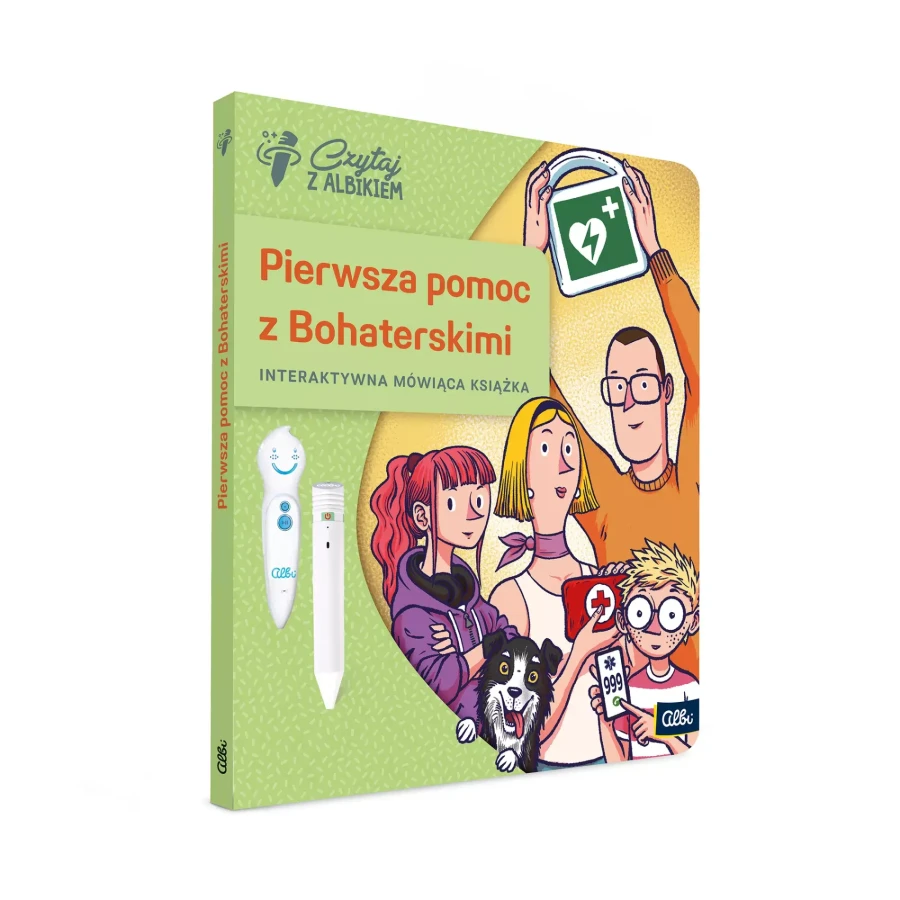 Książka Pierwsza pomoc z Bohaterskimi 7+ / Czytaj z Albikiem