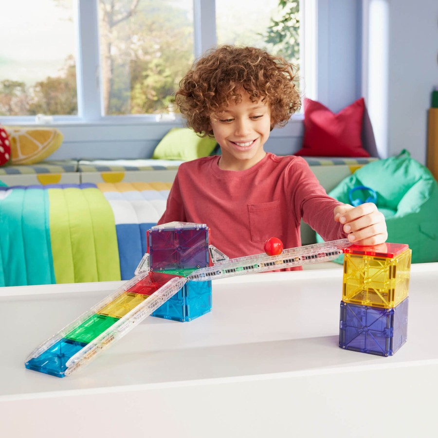 Klocki magnetyczne Rail Racers 33 el. / Magna-Tiles