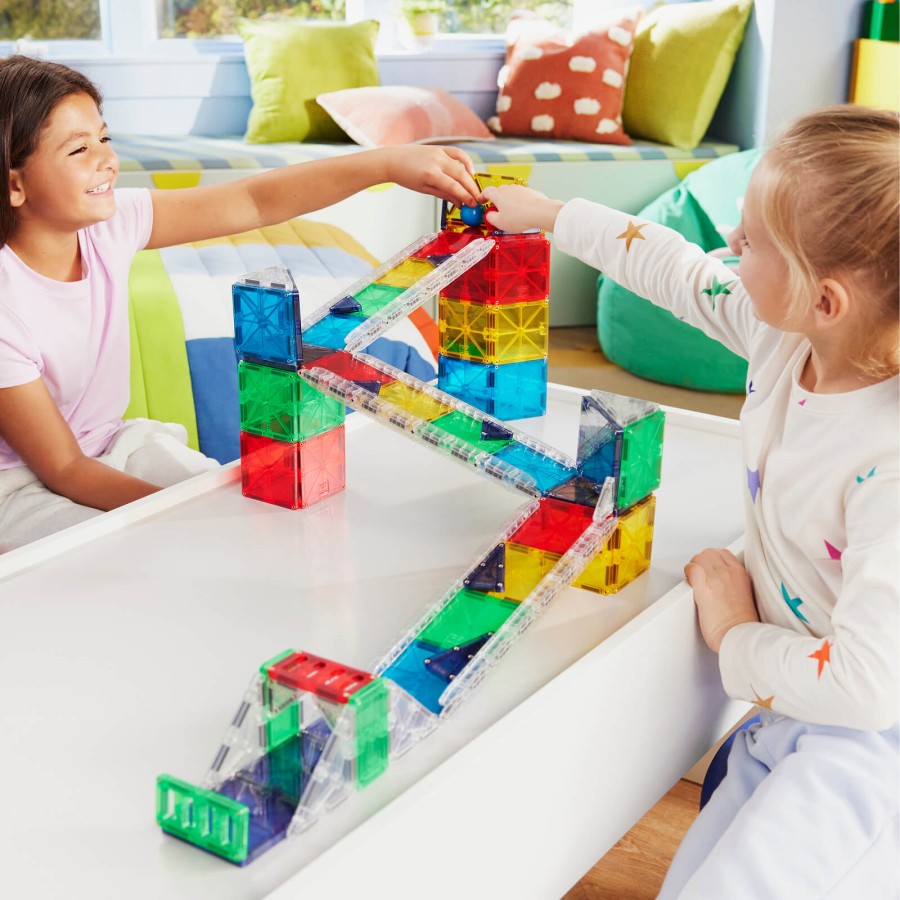 Klocki magnetyczne Rail Racers XL 90 el. / Magna-Tiles