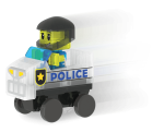 Klocki magnetyczne Patrol Policji 20 el. / Magna-Tiles