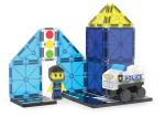 Klocki magnetyczne Patrol Policji 20 el. / Magna-Tiles