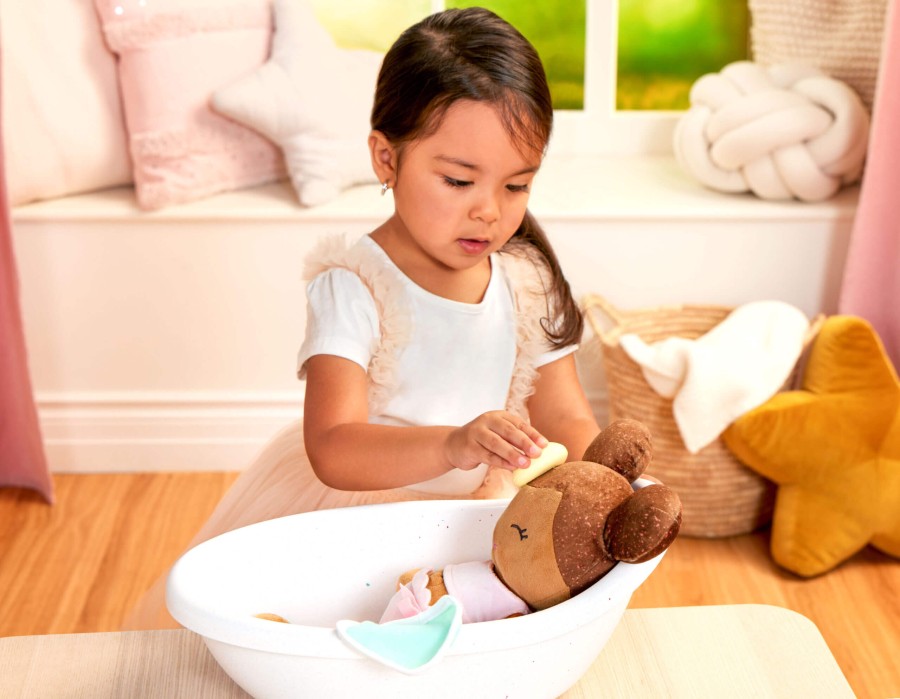 Bath Doll - lalka przytulanka do kąpieli - szatynka, wersja bez ręczniczka / LullaBaby