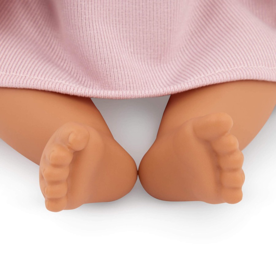 Lalka niemowlę ze smoczkiem, w sukience i opasce, wersja różowa / LullaBaby