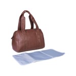Torba do wózka Mommy Club Vegan Leather Dark Brown / Childhome