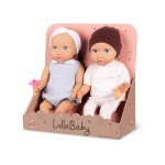 Lalki niemowlęta ze smoczkami, bliźnięta – dziewczynka i chłopczyk / LullaBaby