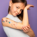 Tatuaże dla dzieci 50 sztuk - Lily / OMY
