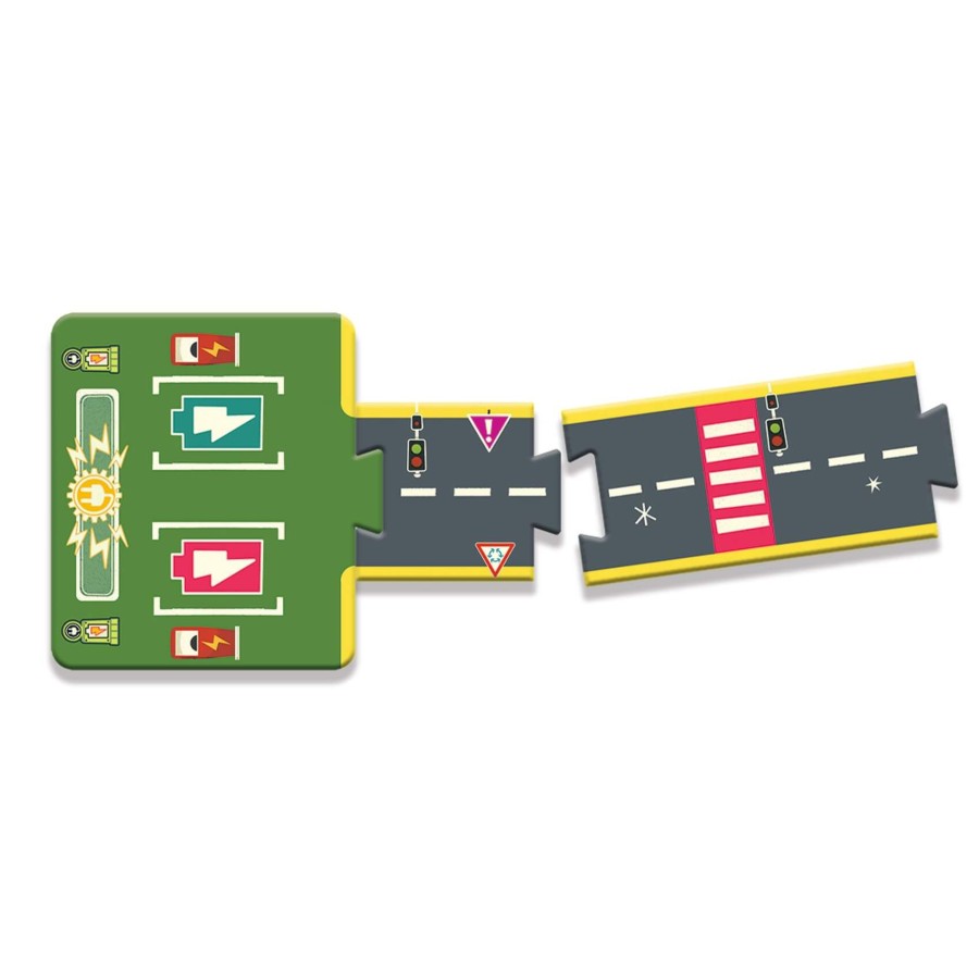 Puzzle kartonowe ULICE CRAZY MOTORS / Djeco