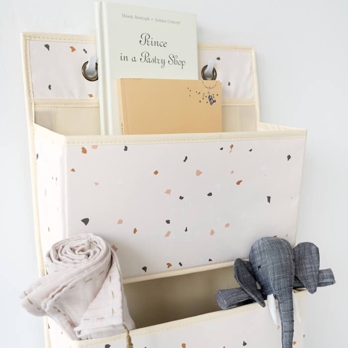 Organizer na drzwi wiszący Cream Recycled / 3 Sprouts