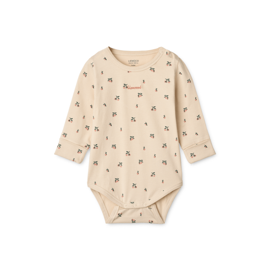 Body niemowlęce Yanni 2-pak - Peach mini, Sea shell / Liewood