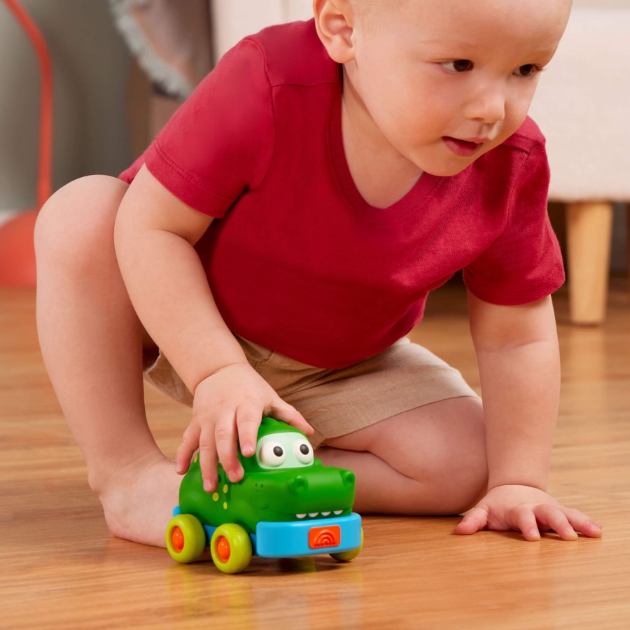 Safari Speedsters – zestaw 3 autek-zwierzątek z napędem / B.Toys