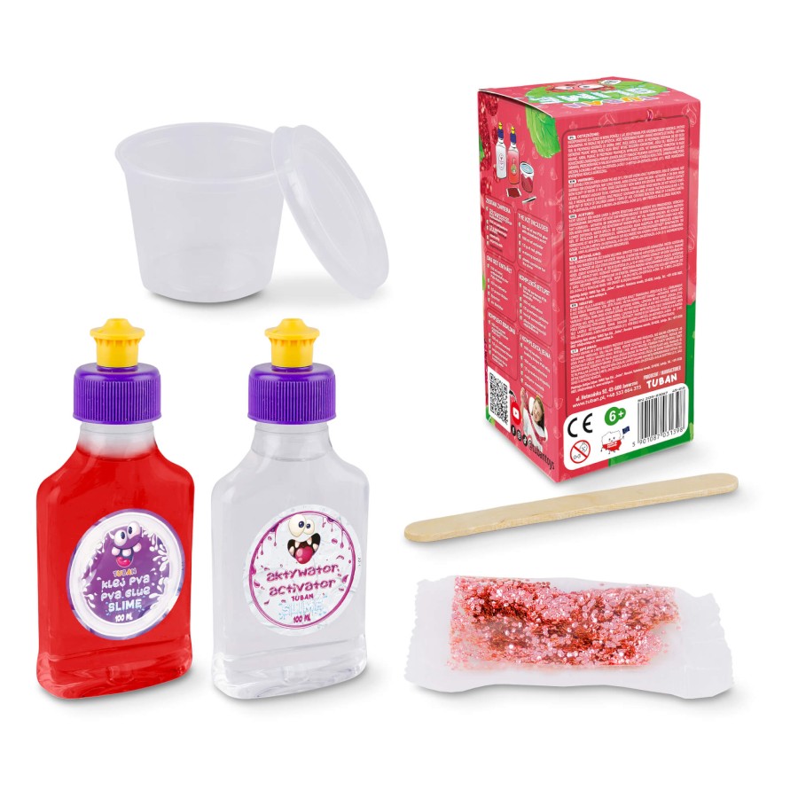 Zestaw DIY Slime - truskawka / Tuban