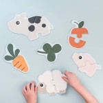 Pierwsze puzzle dwuelementowe Farma Tiny Farm / Done by Deer