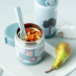 Termos obiadowy dla dziecka 300ml Tiny Farm Blue / Done by Deer