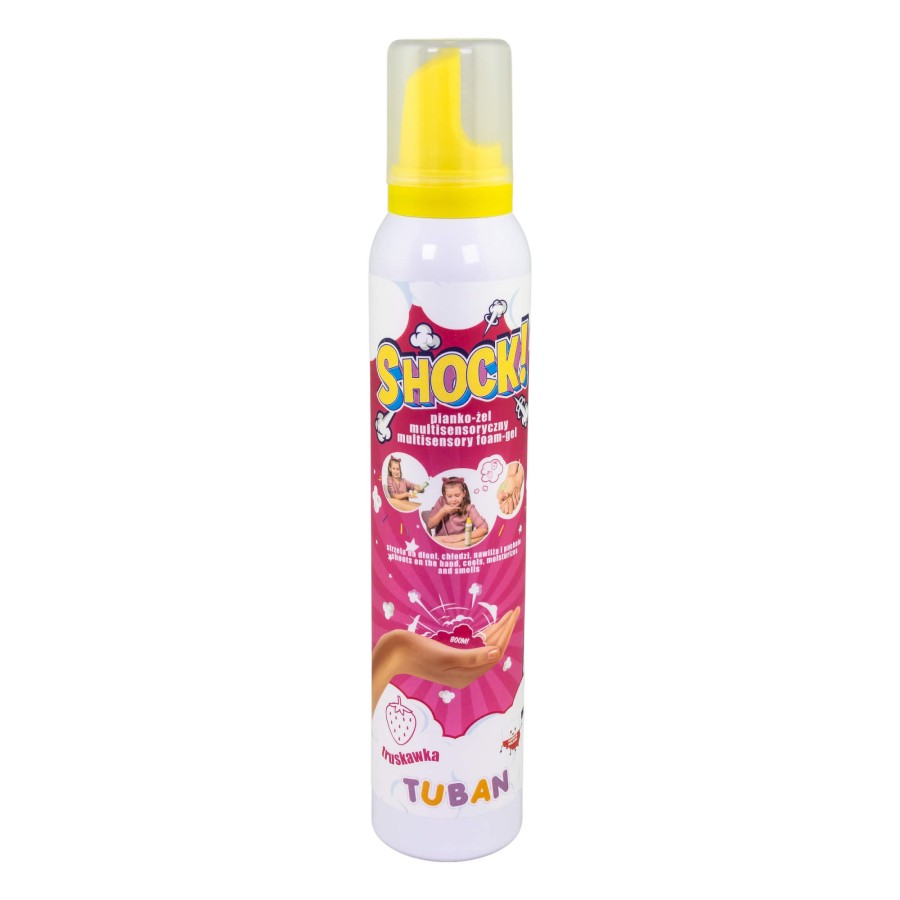 Shock! - multisensoryczny pianko-żel, truskawka, 200 ml / Tuban