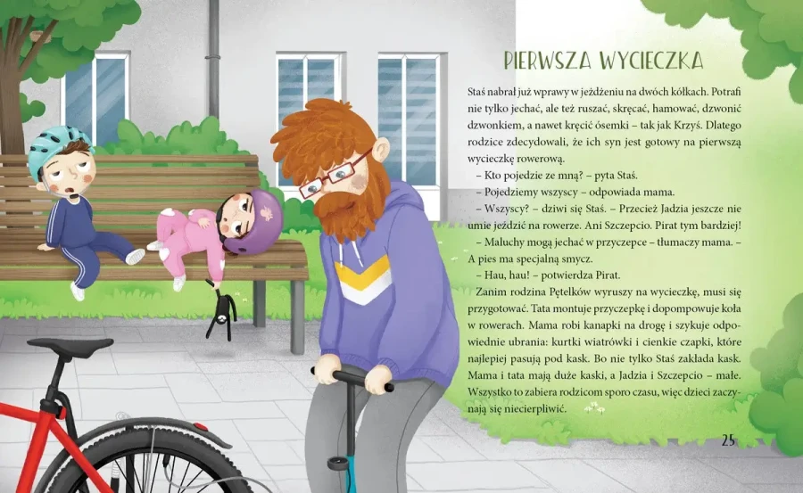 Staś Pętelka. Pierwsza przejażdżka / Wydawnictwo Zielona Sowa