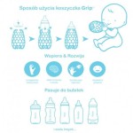 Osłonka na butelki do karmienia ROSE / CogniKids