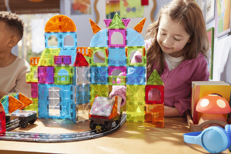 Klocki Magnetyczne City Center 110 el. / Magna-Tiles