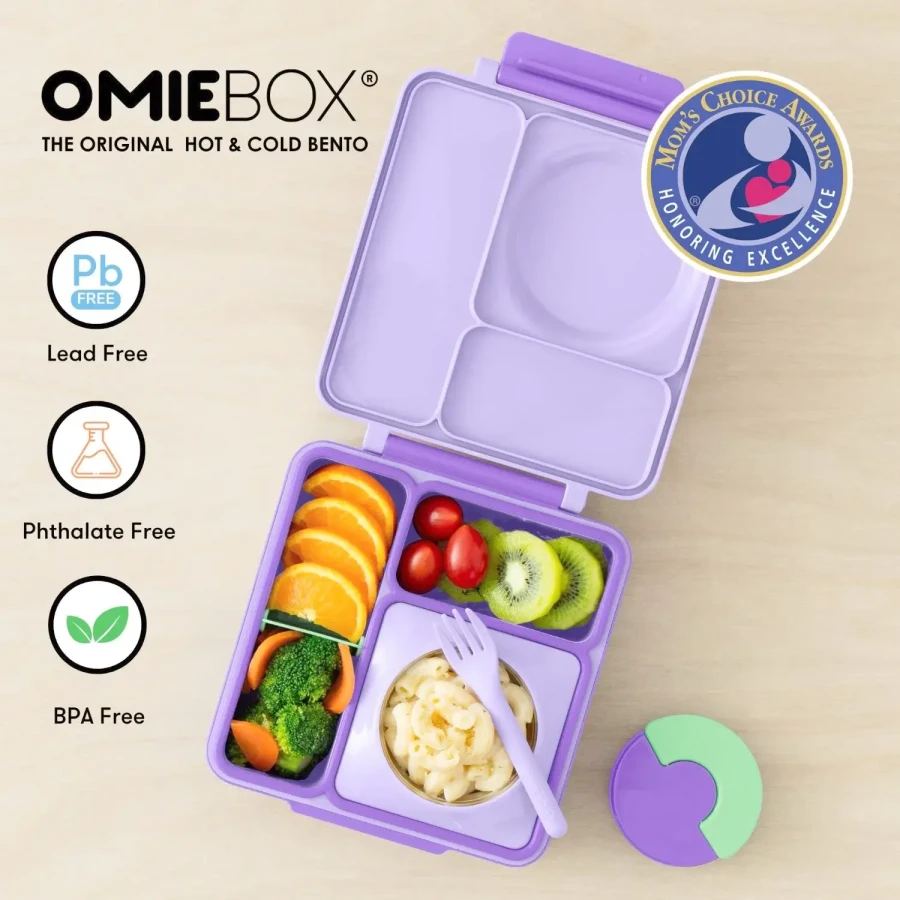 OMIE OMIEBOX lunch box z termosem, Poppy Orange / OMIE