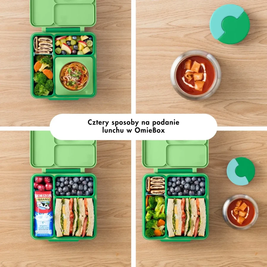 OMIEBOX lunch box z termosem, Apple Green / OMIE