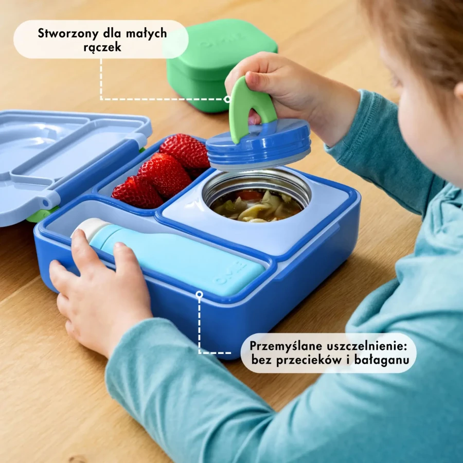 OMIEBOX lunch box z termosem, Sea Blue / OMIE