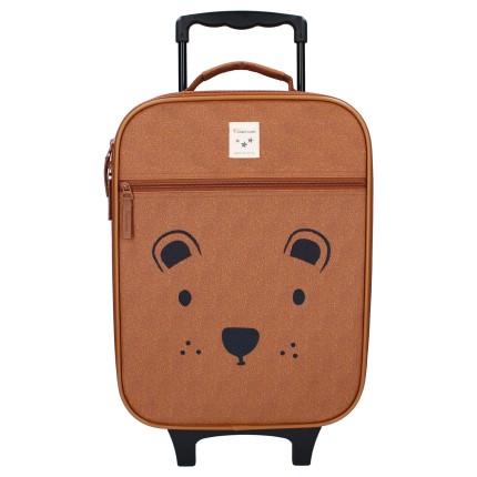 Walizka dla dzieci - Big teddy bear brown / KIDZROOM