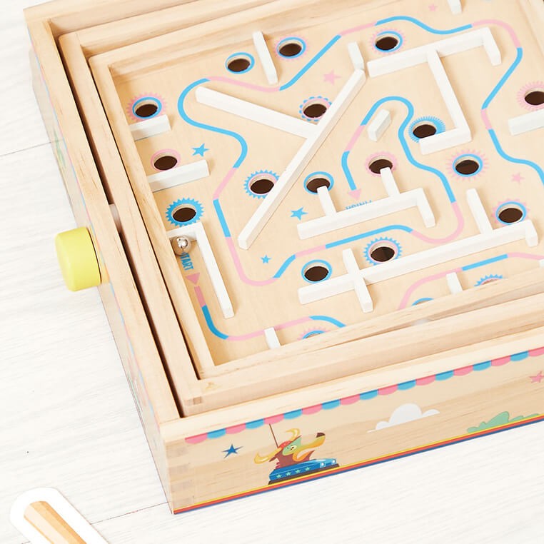 Gra zręcznościowa Labirynt Ball Maze Applepop 5+ / Janod