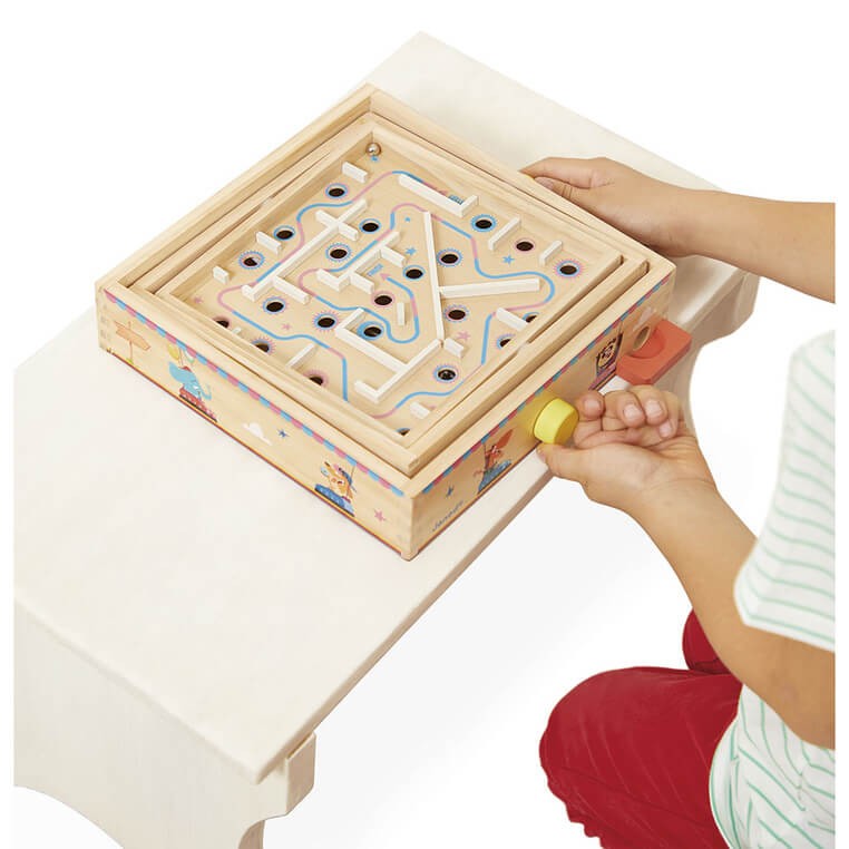 Gra zręcznościowa Labirynt Ball Maze Applepop 5+ / Janod