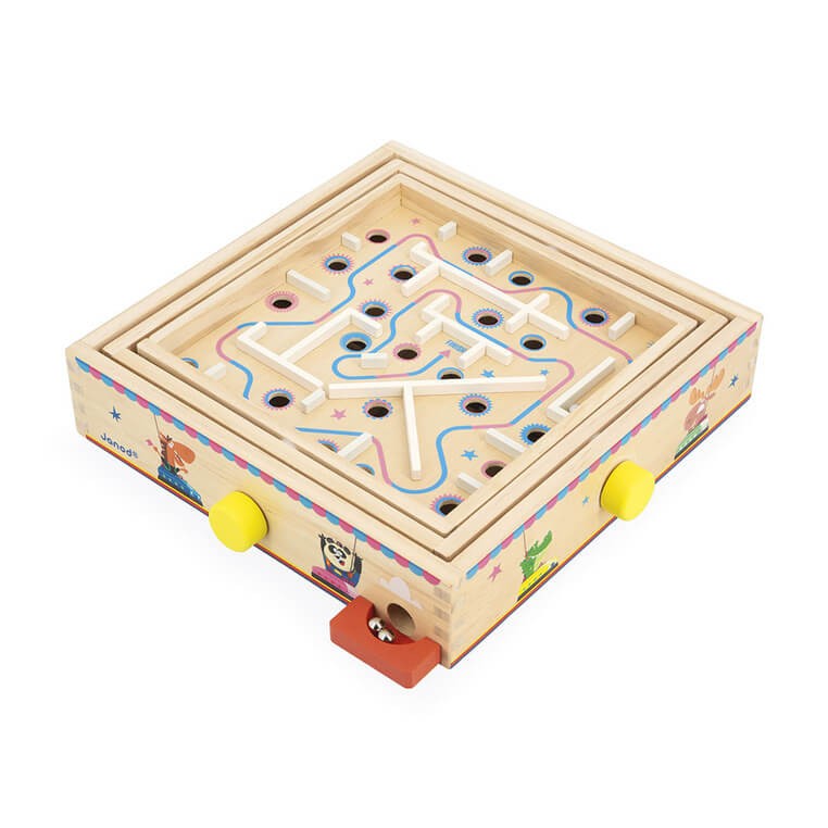 Gra zręcznościowa Labirynt Ball Maze Applepop 5+ / Janod