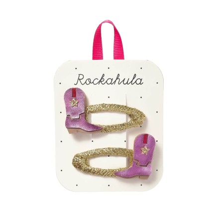Spinki do włosów Dolly Disco Cowgirl Boots / Rockahula Kids
