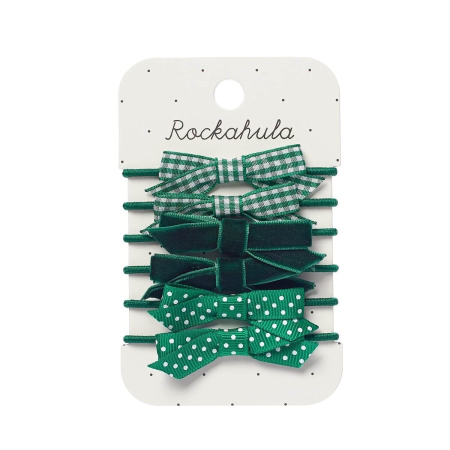 Gumki do włosów School Bow Green / Rockahula Kids
