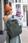 Plecak dla mam kwadratowy z akcesoriami Vividal Backpack dark olive / Lassig
