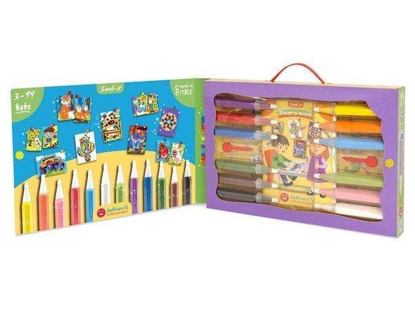 Magiczny Piasek do Kolorowania, Maxi Kit, Color&Shine, 3l+ / Sabbiarelli