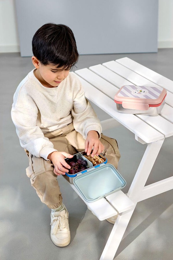 Lunchbox ze stali nierdzewnej Sunny Explorer rose & pink / Lassig