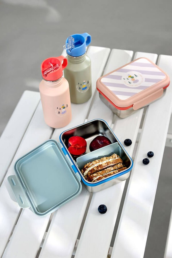 Lunchbox ze stali nierdzewnej Sunny Explorer rose & pink / Lassig