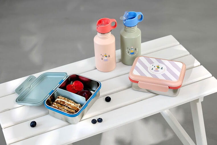 Lunchbox ze stali nierdzewnej Sunny Explorer rose & pink / Lassig