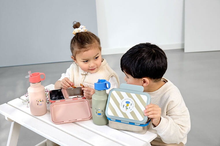 Lunchbox ze stali nierdzewnej Sunny Explorer rose & pink / Lassig