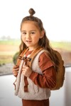 Plecak dla dzieci Beary Excited Brown / KIDZROOM
