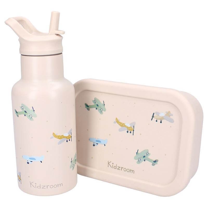 Lunchbox pojemnik silikonowy Small Aeroplane / KIDZROOM