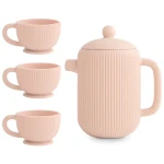 Silikonowa zastawa do herbatki - Blush / Mushie
